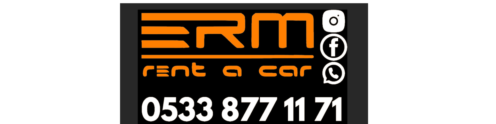Erm Rent a Car kapak logo