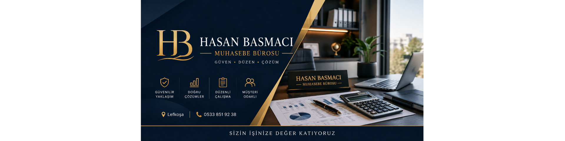Hasan Basmacı Muhasebe Bürosu kapak logo